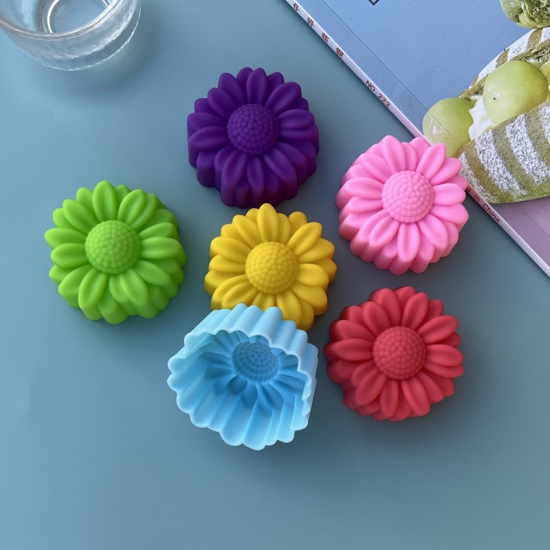 Soap Making Silicone Molds - طقم 6 قطع من قوالب السيليكون