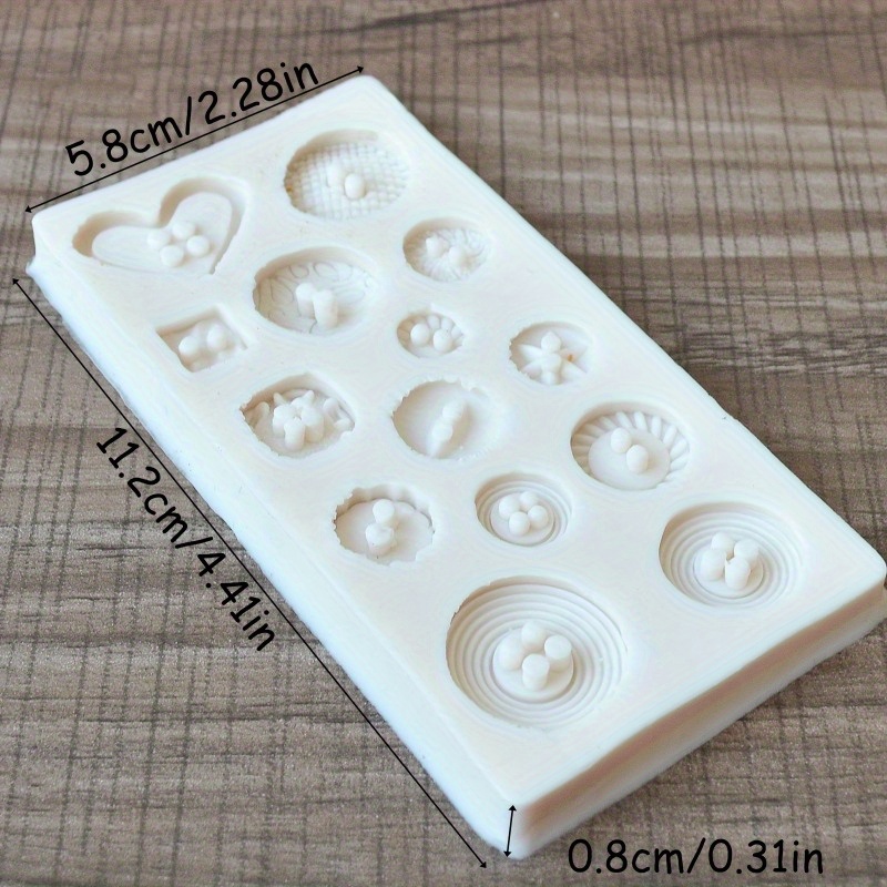 قالب سيليكون على شكل أزرار، قا - مراجعة Soap Making Silicone Molds وسعره