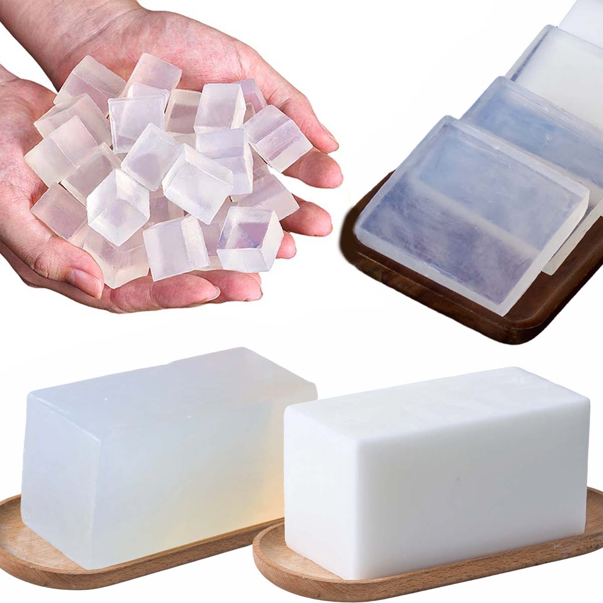1000 جرام قاعدة صابون الجلسرين - مراجعة Soap Making With Soap Base وسعره
