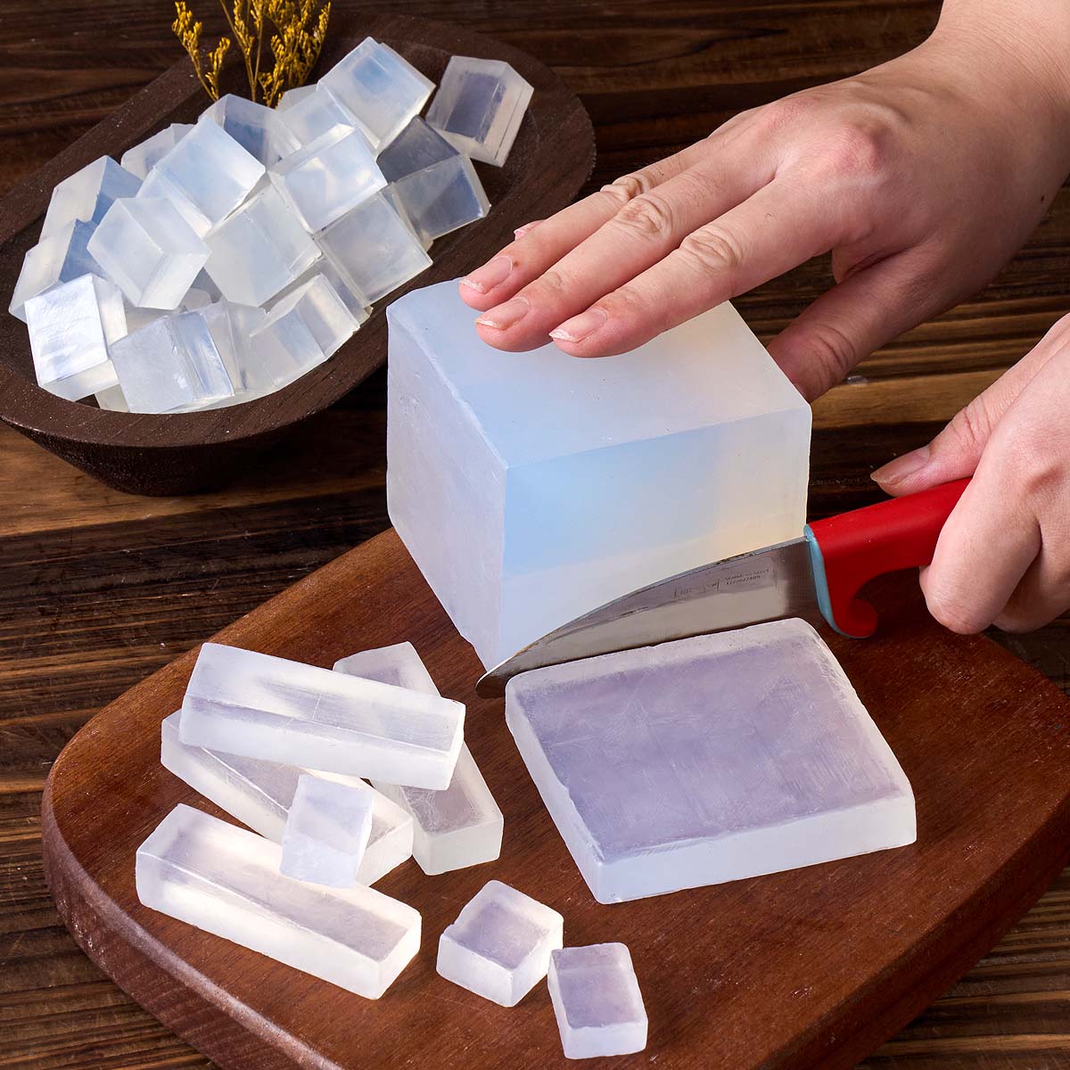 1000 جرام قاعدة صابون الجلسرين - مراجعة Soap Making With Soap Base وسعره