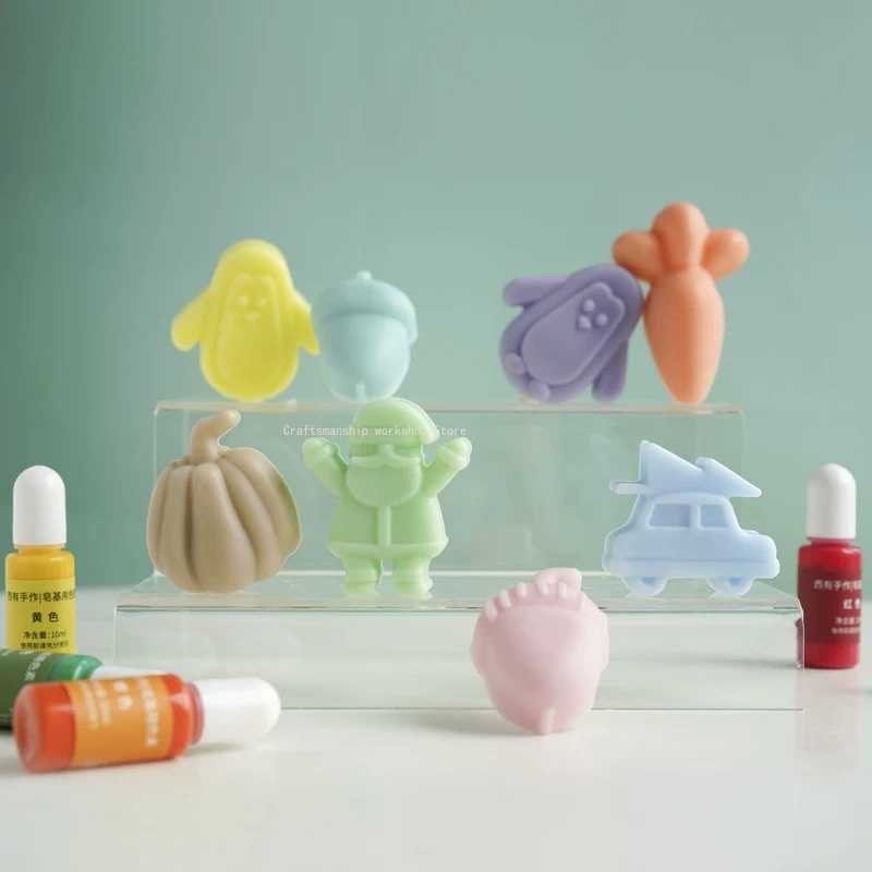 صبغة صابون يدوية الصنع 10 ألوا - مراجعة Soap Making With Soap Base وسعره